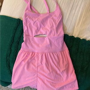 FP Movement by Free People Pink Cutout Dress